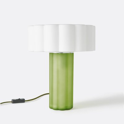 Lampe à poser, en verre coloré et opaline, JUSTYNA LA REDOUTE INTERIEURS