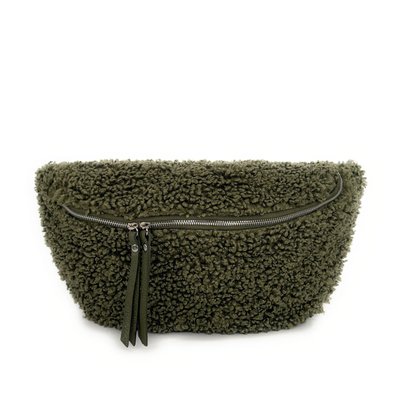 Grand Sac banane géant en cuir et peluche LOU PILOU XXL OH MY BAG