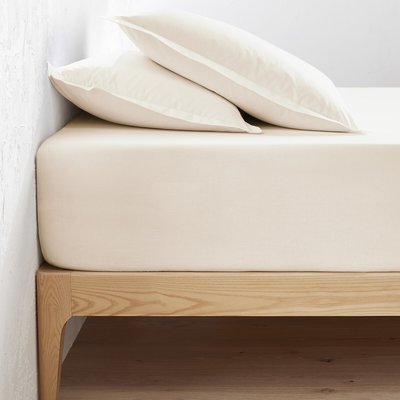 Drap-housse percale coton, bonnet 40 cm, Scenario LA REDOUTE INTERIEURS