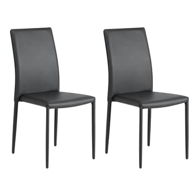 Chaise de salle à manger moderne (lot de 2) LORA PIER IMPORT