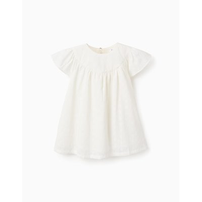 Robe avec Broderie Anglaise et Volants ZIPPY