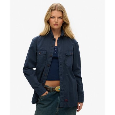 Chemise militaire oversize à manches longues SUPERDRY
