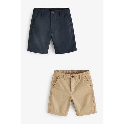 Shorts chino coupe classique, lot de 2 NEXT