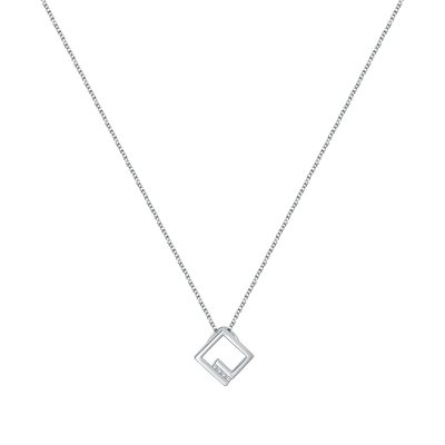 Collier en argent 925 et oxyde de zirconium CLEOR