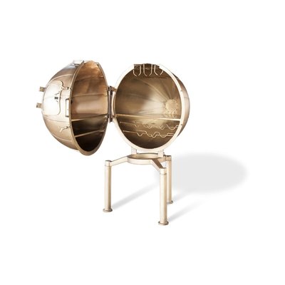 Bar globe en laiton JULES VERNES PRODUIT INTERIEUR BRUT