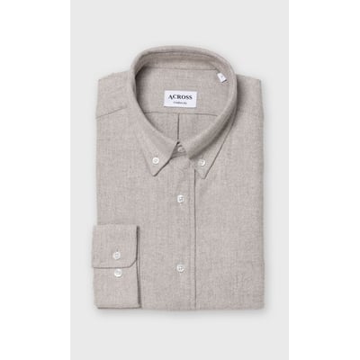 Chemise Confort fit à chevrons en flanelle  e ACROSS