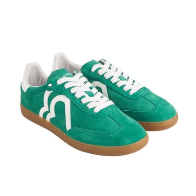 Baskets En Cuir Billie Suede Jaune BONS BAISERS