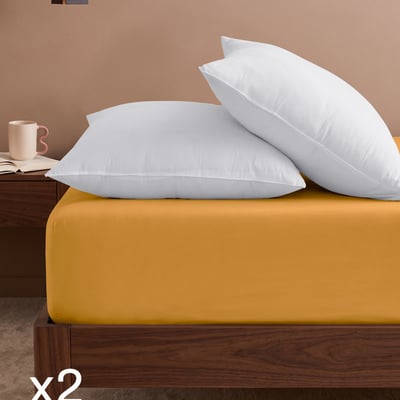 Lot de 2 draps housse jersey coton bonnet 30 cm MANHATTAN SENSEI MAISON