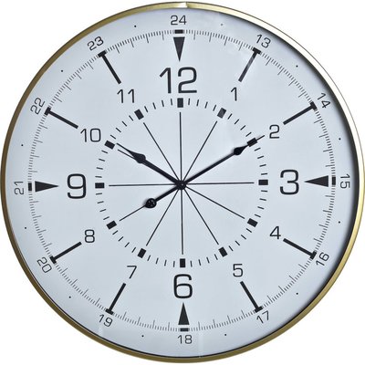 Horloge murale en métal élégante RECOLLECTION