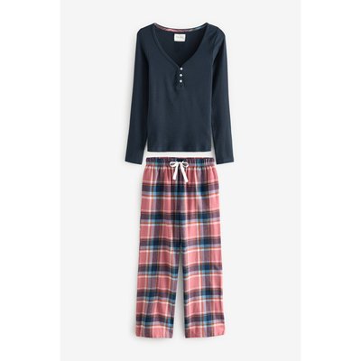 Pyjama à manches longues en côtes NEXT