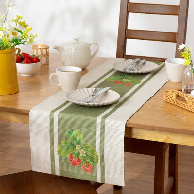 Strawberry Sage Table Runner - 35x180cm SO'HOME