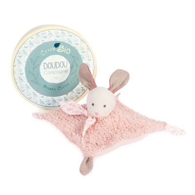 Doudou lapin 25 cm bio DOUDOU ET COMPAGNIE