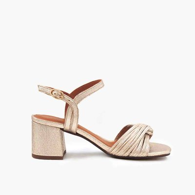 Sandale cuir pailleté MOLLY MAISON TOUFET