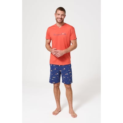 Pyjashort en coton imprimé Tranquill'été ARTHUR
