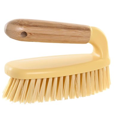 Brosse vaisselle bambou et plastique 14.5x6.5x10cm WADIGA