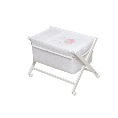Berceau en Croix- Bear Sleeping - Rose INTERBABY