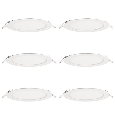 Lot de 6 spots à encastrer en Aluminium, EXTRAFLAT S INSPIRE