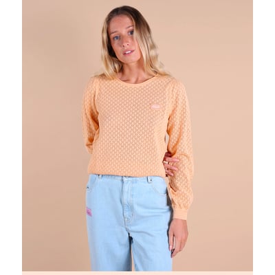 Pull col rond ajouré PIA OXBOW