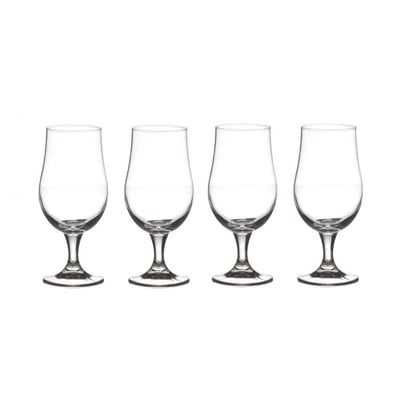 Lot de 4 verres à bière sur pied 37cl ATMOSPHERA