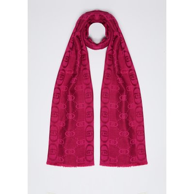 Étole jacquard avec logo LIU JO