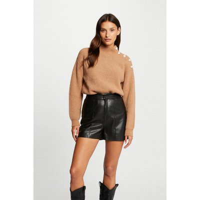 Pull col montant en fine maille MORGAN