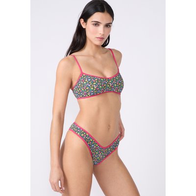 Brésilien high leg bas de maillot fleuri POESIA SWIM ETAM