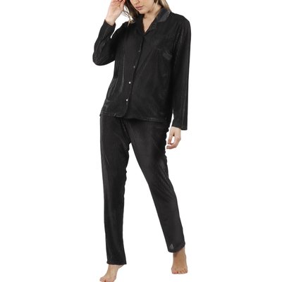 Pyjama velours tenue pantalon chemise SÉRIES Stripes ADMAS