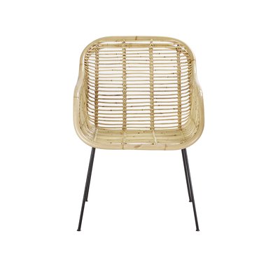 Fauteuil en rotin et métal  BOHO BERAH GETAH