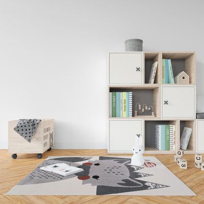 Tapis enfant petit loup MR FOX NATTIOT