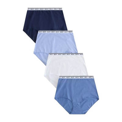 Culotte en coton à logo, lot de 4 NEXT