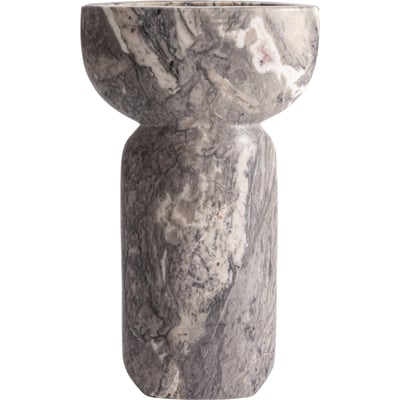 Vase en marbre veiné contemporain RECOLLECTION