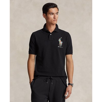 Футболка-поло прямая из трикотажа пике POLO RALPH LAUREN