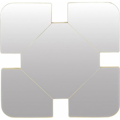 Miroir design doré forme originale pour décoration murale RECOLLECTION