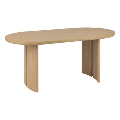 Table à manger en bois pour 6 personnes LOUSADA ATMOSPHERA