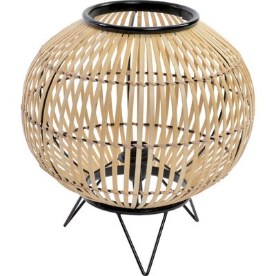 Lampe de table bambou naturel style tropical métal  élégant RECOLLECTION