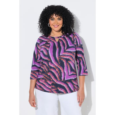 T-shirt motif animal, coupe Classic Fit ULLA POPKEN