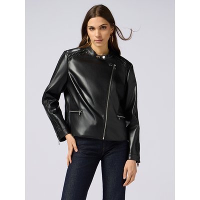 Blouson perfecto réalisé en tissu enduit souple OLTRE