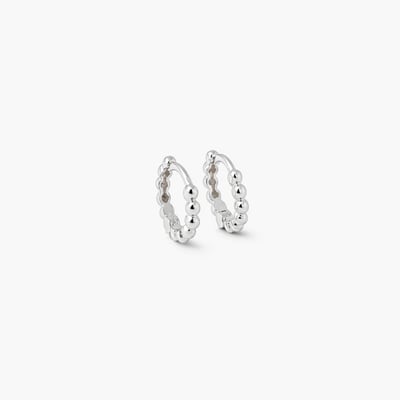 Petites créoles en argent garanti BALABOOSTE
