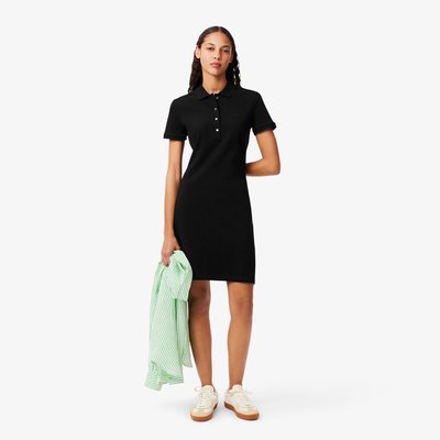 Robe polo slim fit en mini Piqué stretch LACOSTE