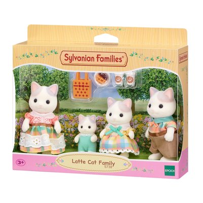 5738  La famille Chat Latte SYLVANIAN FAMILIES