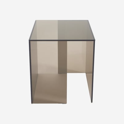 Table d'appoint en verre trempé ALYSSA HABITAT