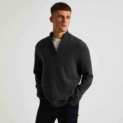 Pull col camionneur en 100% cachemire MONOPRIX