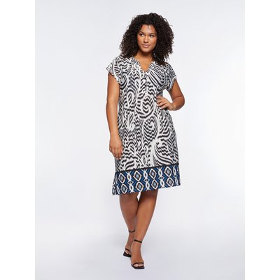 Robe en jersey à imprimé ethnique FIORELLA RUBINO