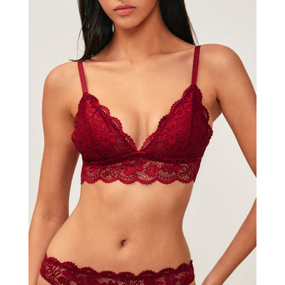 Soutien-gorge triangle paddé en dentelle florale FAVORIZ UNDIZ