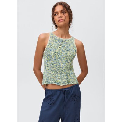 Top maille multicolore MANGO TEEN