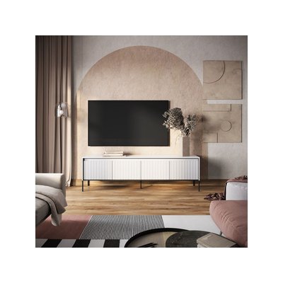 Meuble TV 167 cm panneaux de particules, LENARA BOBOCHIC