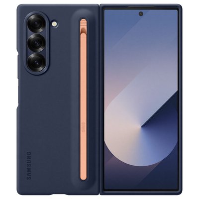 Coque Z Fold6 Bleu Nuit avec S Pen SAMSUNG