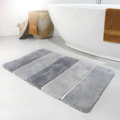 Tapis de bain antidérapant doux rayé , RIO MARINA HOMIE LIVING
