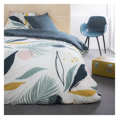 Parure de lit coton 2 personnes imprimé floral SUNSHINE TODAY