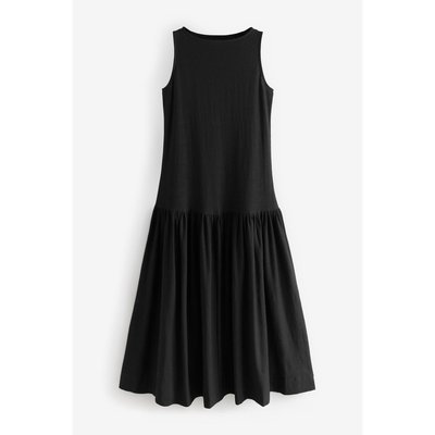 Robe mi-longue sans manches taille basse NEXT